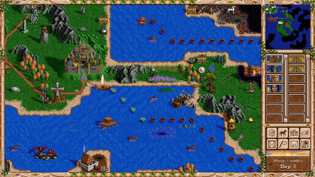 Dobrodružná mapa ve fheroes2